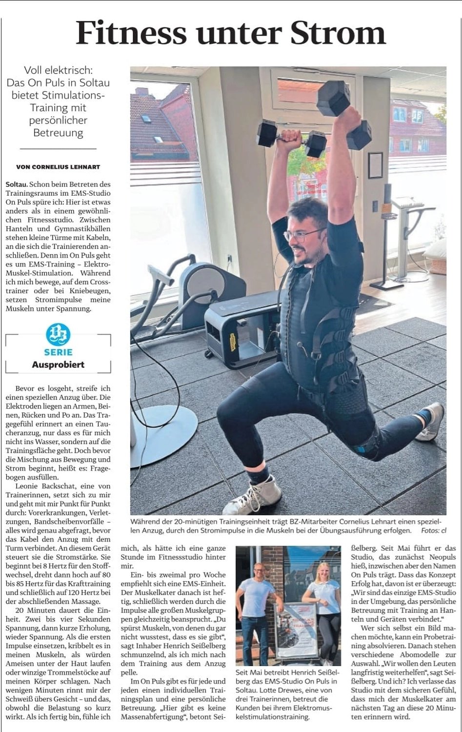 Neopuls EMS Studio - Ausbildung von Menschen